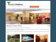 Tablet Screenshot of parcotirreno.it